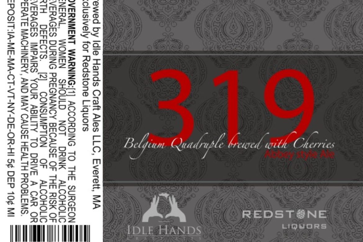 Redstone Exclusive: 319 Quadruple brewed with cherries (Brewed by Idle Hands)