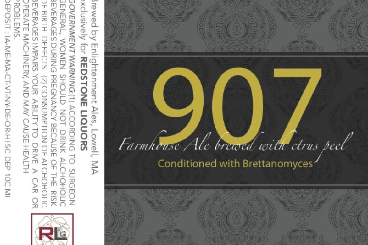 Redstone Exclusive 907 Farmhouse ale (brewed by Enlightenment Ales) (sold out)