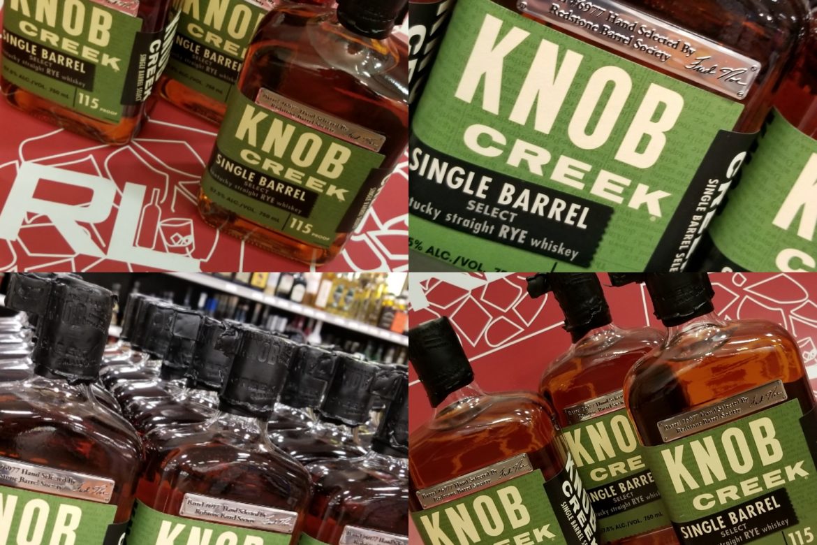 Knob Creek Single Barrel Rye (Redstone Barrel Society pick)