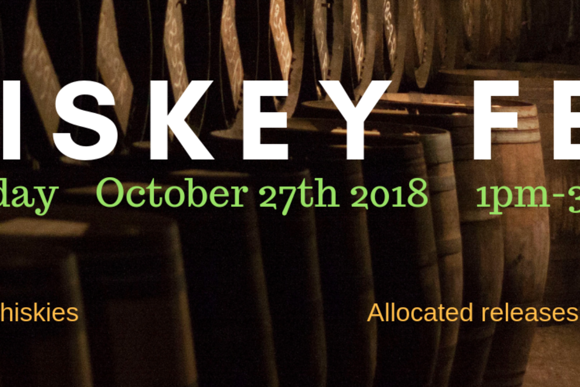 10th Annv Whiskey Fest October 27th 1-3pm (Stoneham)