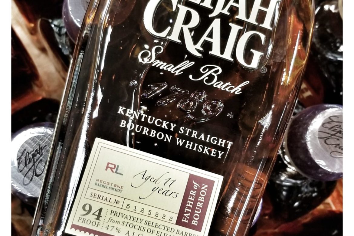 Elijah Craig 11 Year Single Barrel Bourbon (Redstone barrel society exclusive)
