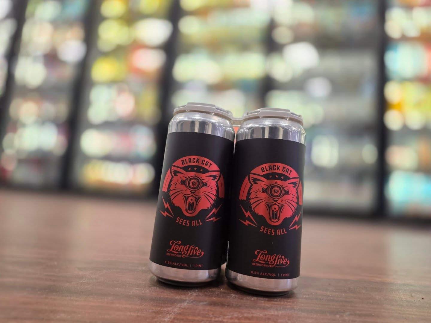 Fresh @longlivebeerworks black cat sees all dbl ipa canned last week and now in store Redstone Liquors App and website