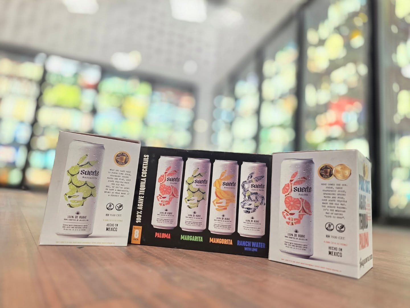 New variety 8 packs of @suertetequila ready to drink #tequila #cocktails now in store Redstone Liquors App and website
