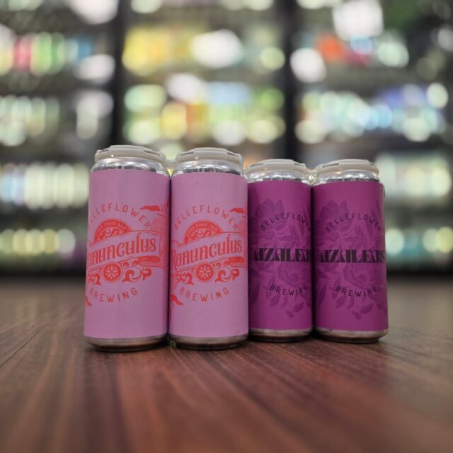 Ranunculus IPA and Azaleas neipa join the rest of the @belleflowerbeer lineup in store Redstone Liquors App and website