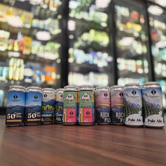 Fresh drop from @tuckermanbrewing including new cloud walker NEIPA and summer pils now in store Redstone Liquors App and website
