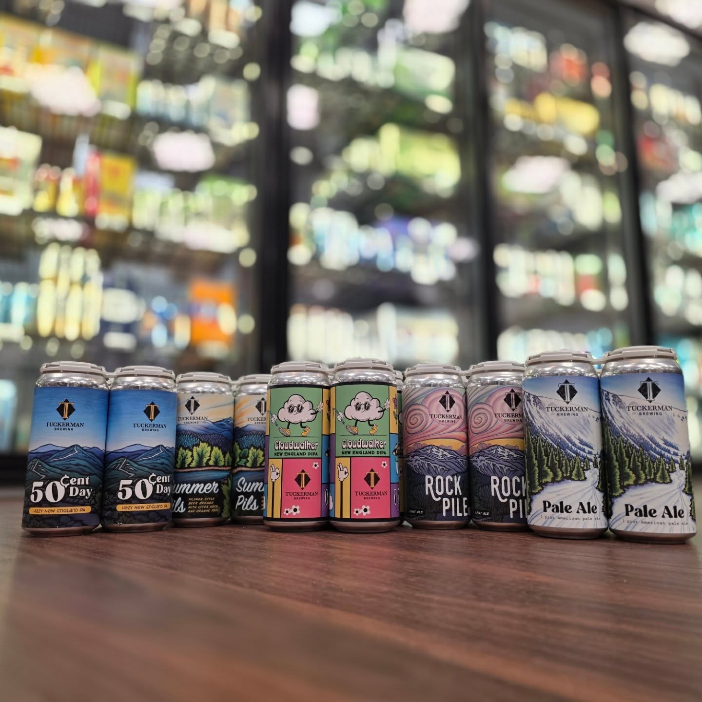 Fresh drop from @tuckermanbrewing including new cloud walker NEIPA and summer pils now in store Redstone Liquors App and website