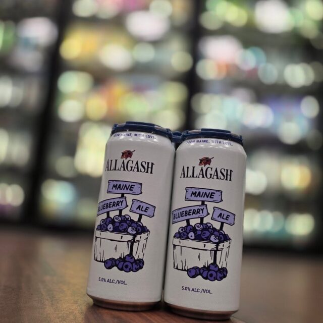 New Maine blueberry ale from @allagashbrewing now in store Redstone Liquors App and website