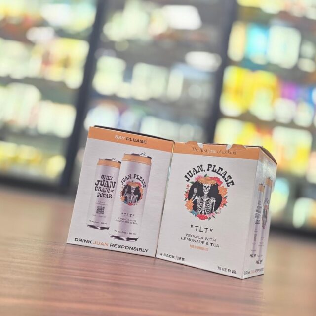 Like ice tea and lemonade? Like tequila? You will love the TLT ready to drink cocktail from @drinkjuanplease non carbonated half and half and tequila with only 1g sugar now in store Redstone Liquors App and website