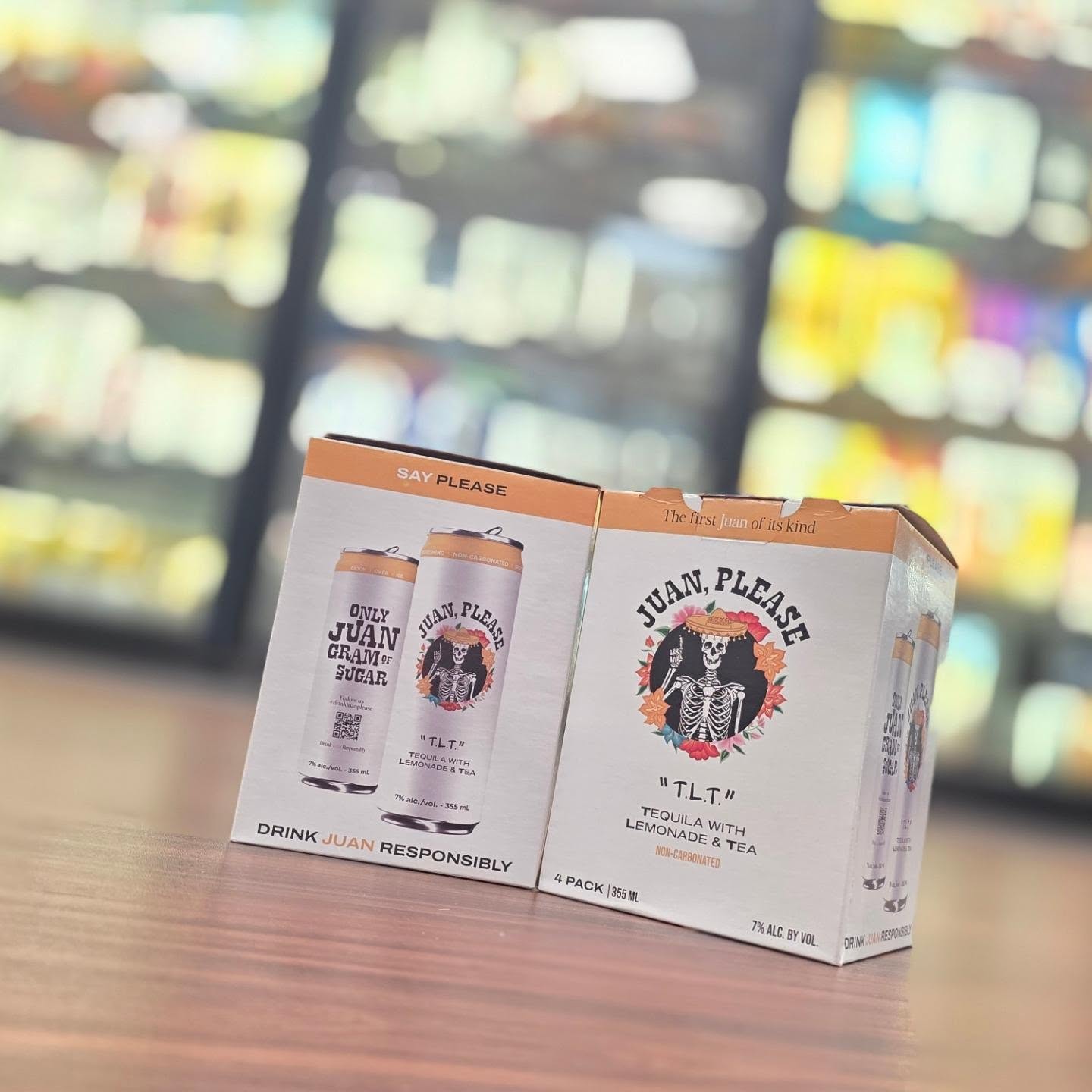 Like ice tea and lemonade? Like tequila? You will love the TLT ready to drink cocktail from @drinkjuanplease non carbonated half and half and tequila with only 1g sugar now in store Redstone Liquors App and website