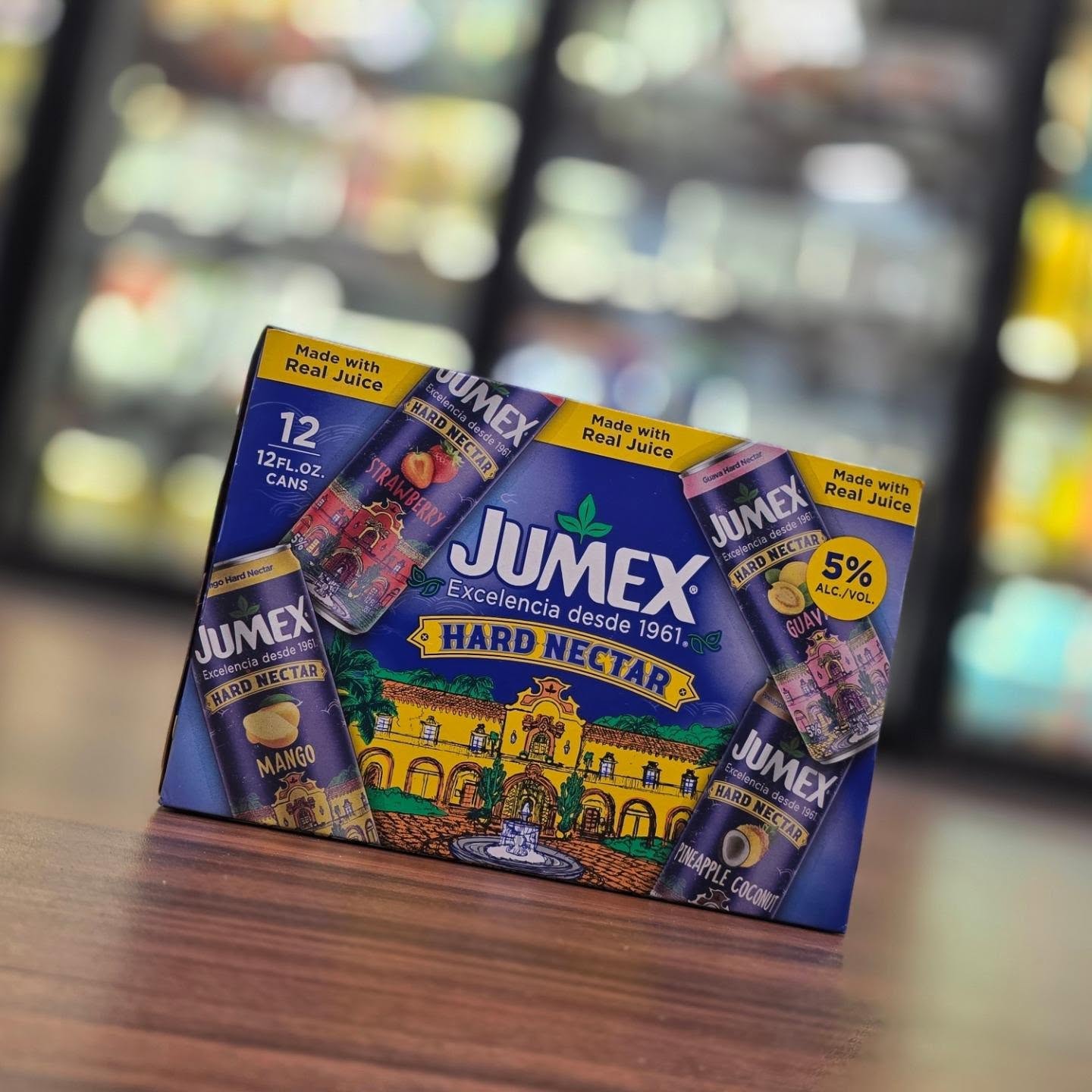 New hard nectar from @jumex.oficial variety 12 packs now in store Redstone Liquors App and website