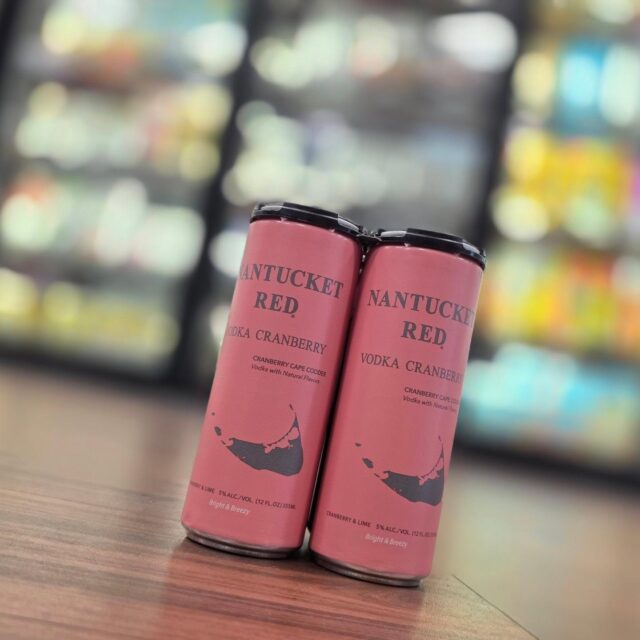 Nantucket vibes for sure with this ready to drink vodka cranberry from @nantucketred now in store Redstone Liquors App and website