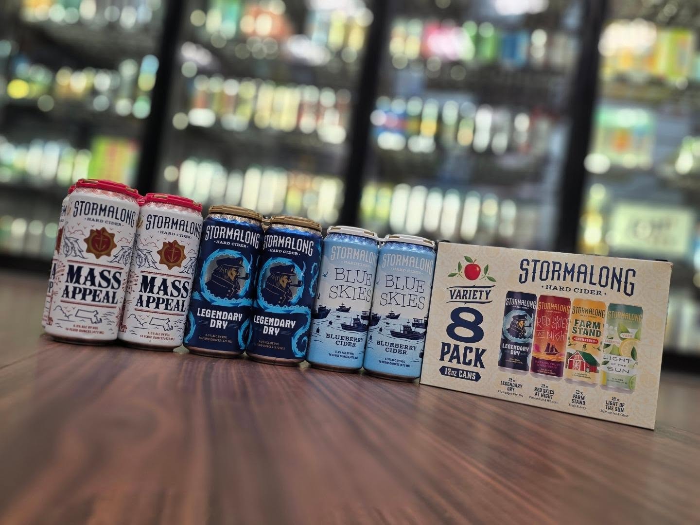 Blue sky's blueberry cider joins the @stormalongcider lineup in store Redstone Liquors App and website