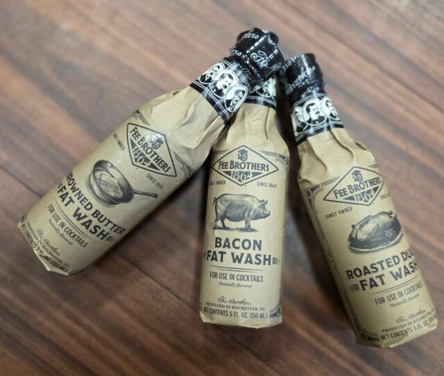 Make your cocktails sing with these new fat washes from @feebrothersofficial bacon fat, duck fat and browned butter fat washes all available in store Redstone Liquors App and website