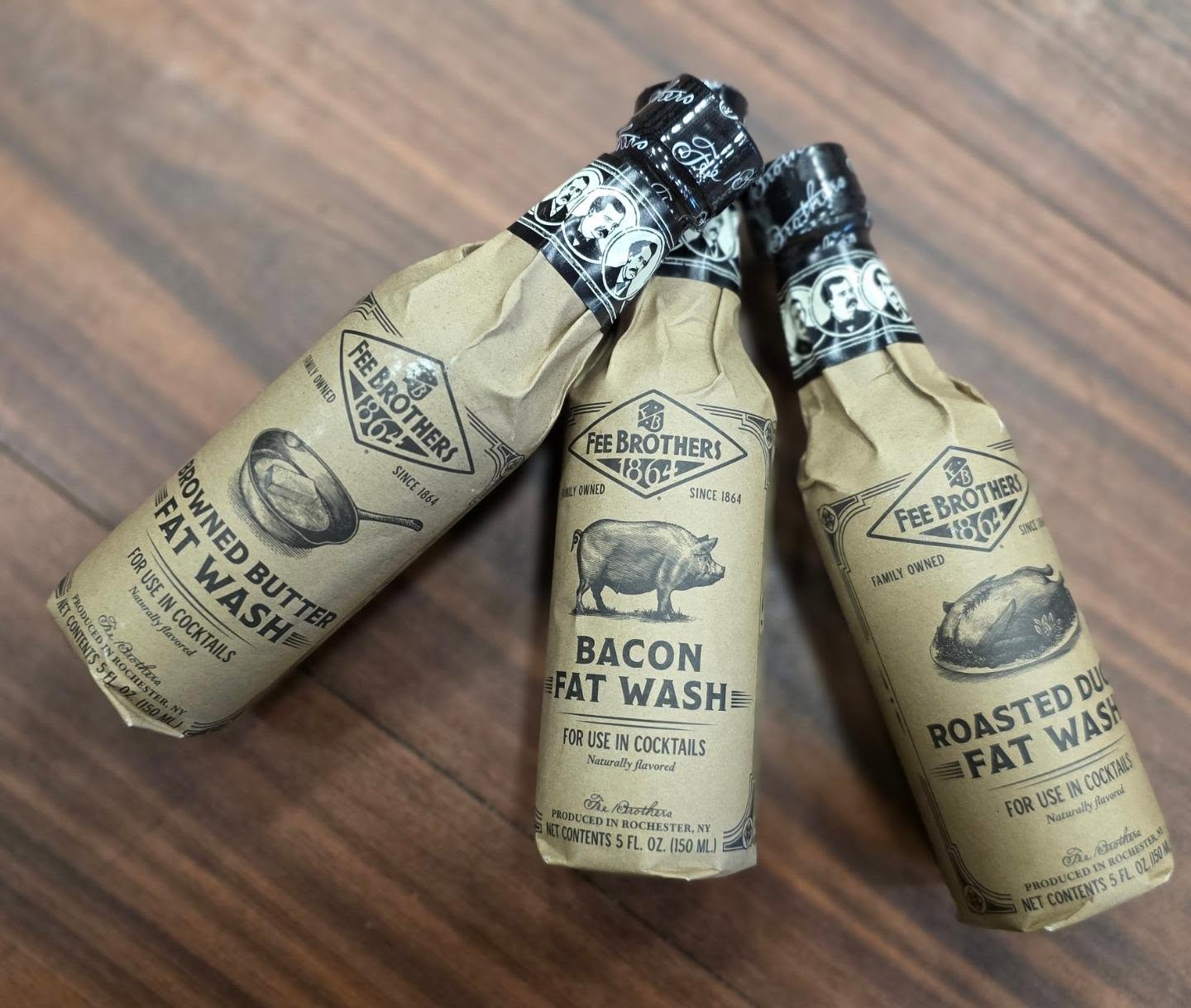 Make your cocktails sing with these new fat washes from @feebrothersofficial bacon fat, duck fat and browned butter fat washes all available in store Redstone Liquors App and website