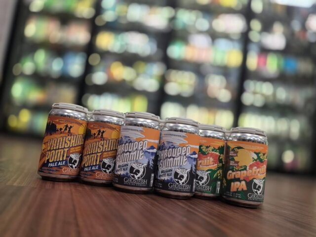 Grapefruit ipa, vanishing point and shrouded summit #glutenfree beers from @ghostfishbrewco are now back in the chat in store Redstone Liquors App and website