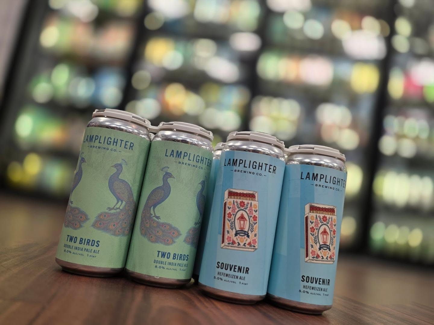 Couple freshies join the lineup of @lamplighterbrew two birds the bigger cousin of birds of a feather along with new souvenir German style wheat ale with notes of clove, banana pudding and vanilla all available in store Redstone Liquors App and website