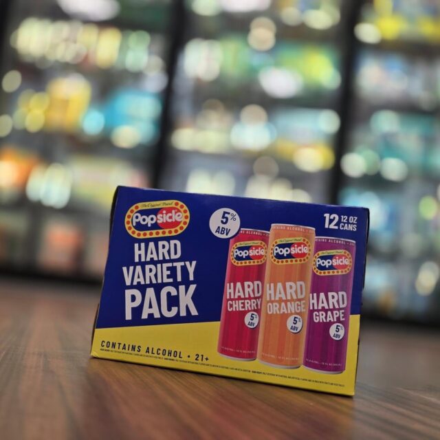 These popsicle hard variety packs slap! Now in store Redstone Liquors App and website