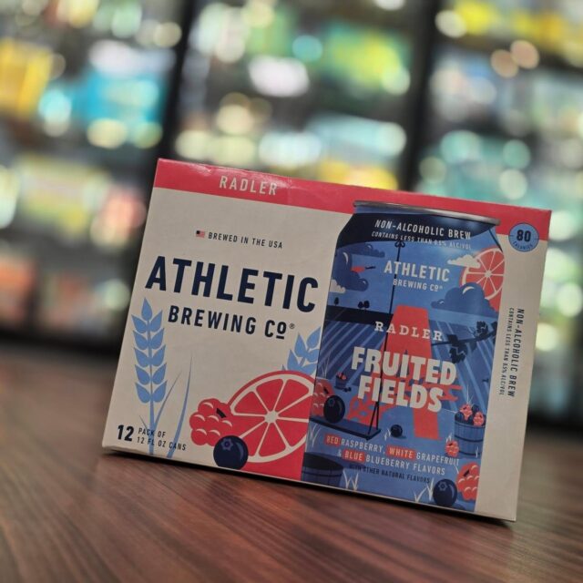 New nonalcoholic radler from @athleticbrewing now in store Redstone Liquors App and website