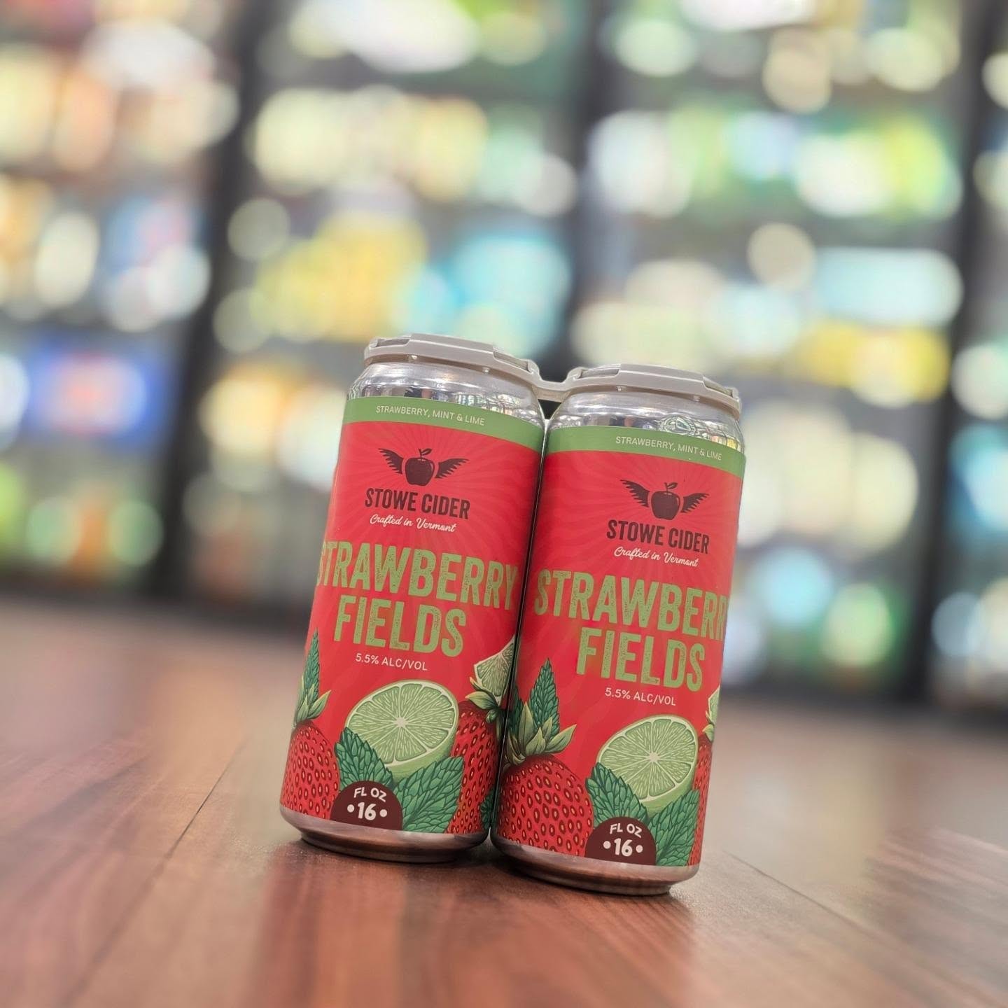 Grab these strawberry fields cider from @stowecider before all of the pumpkin stuff hits next month!