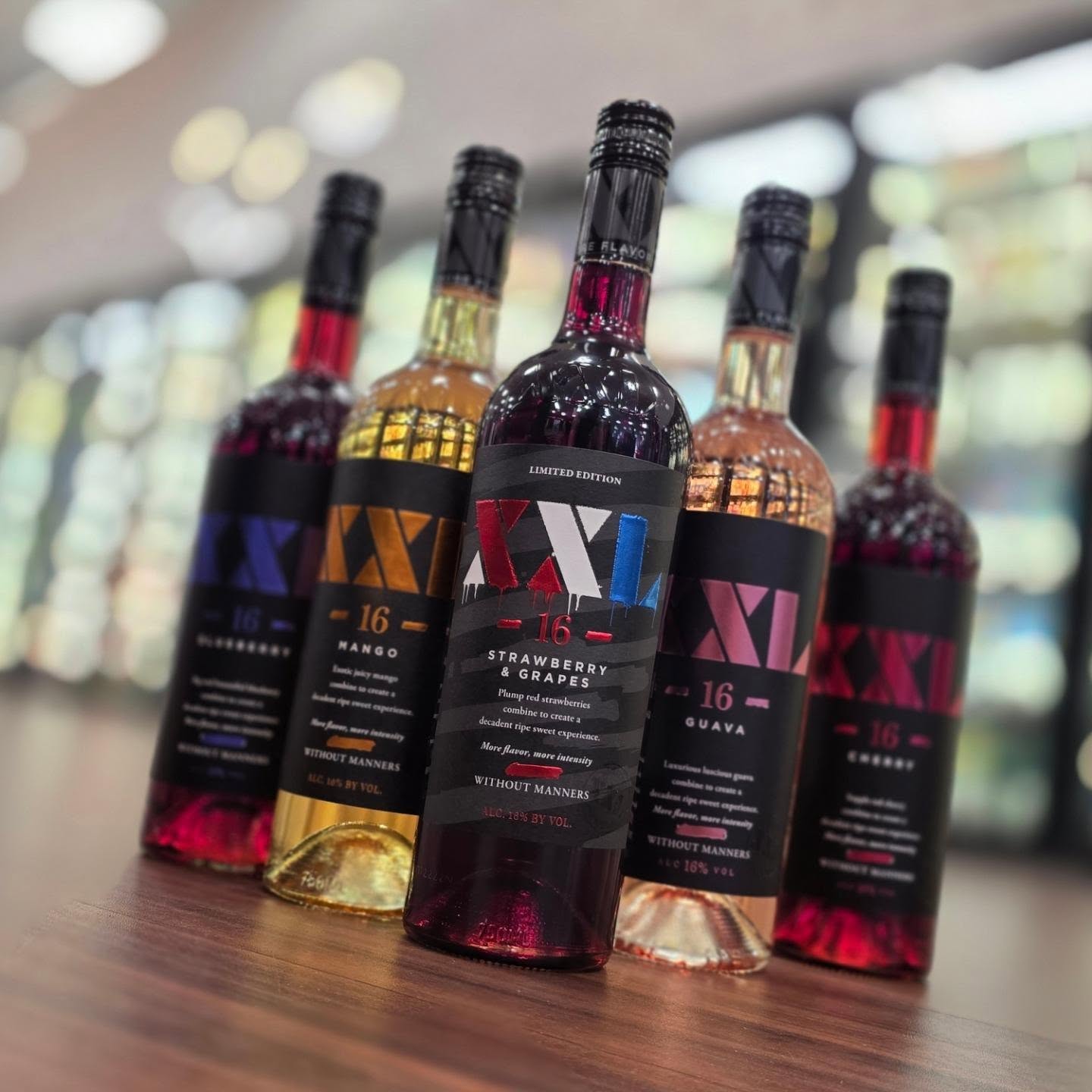 16% flavored sweet wine from @drink.xxl are now available in store Redstone Liquors App and website