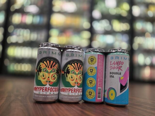 Award winning lambo door dipa and hyperfocus citra dipa from the folks at @grimmales now in store Redstone Liquors App and website