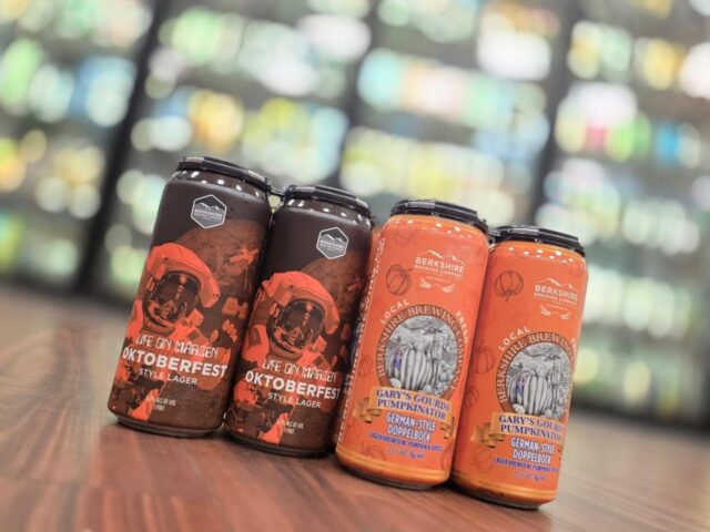 Fall seasonals have started to roll in! Starting with @berkshirebrewco life on marzen Oktoberfest and Gary's gourds pumpkin dopplebock both in store Redstone Liquors App and website