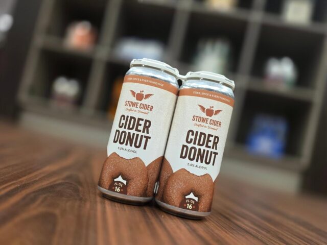 Cider donut from @stowecider has now entered the chat...available in store Redstone Liquors App and website
