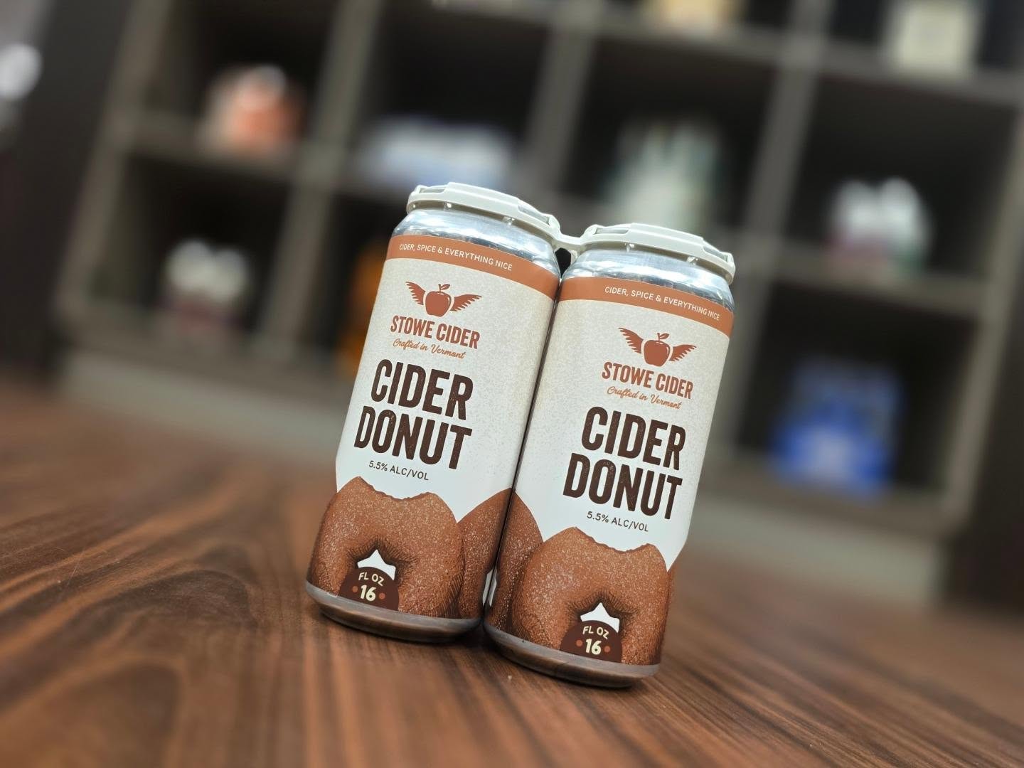 Cider donut from @stowecider has now entered the chat...available in store Redstone Liquors App and website