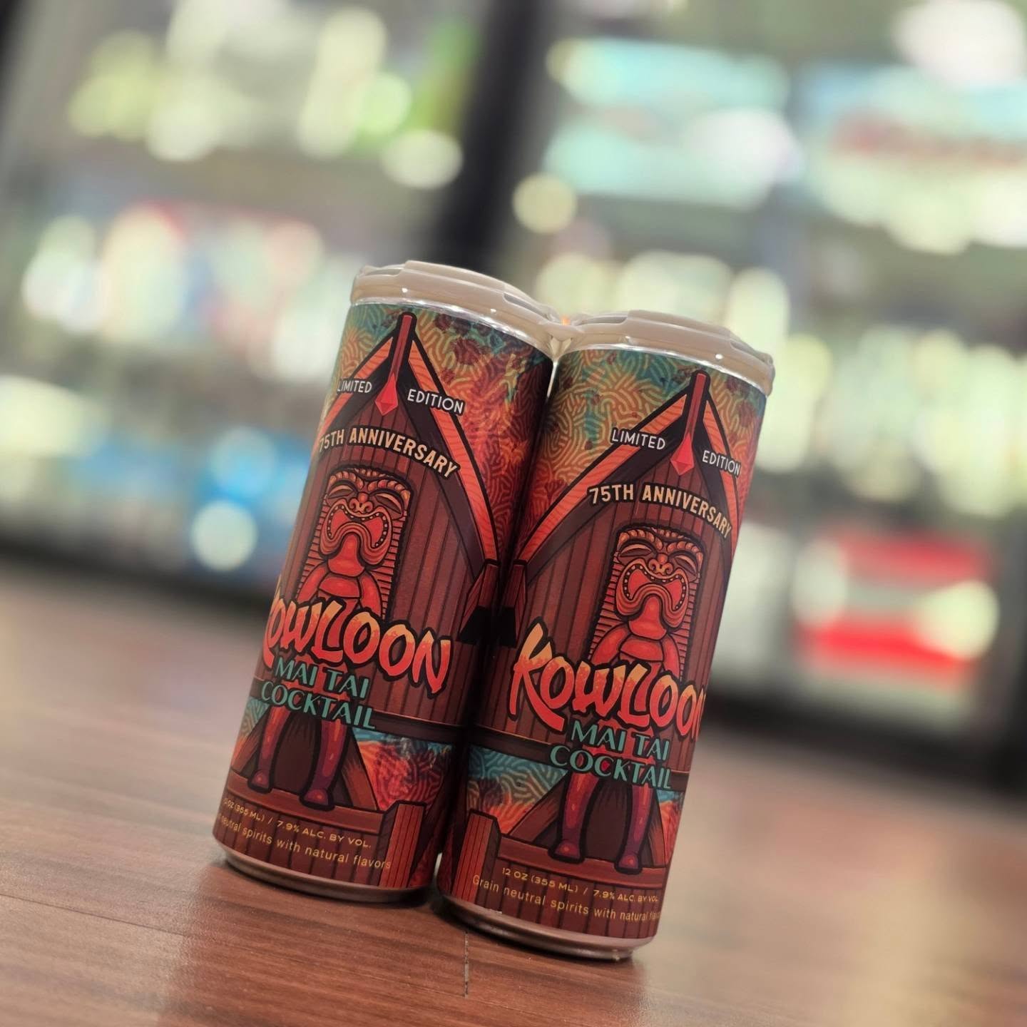 New @kowloon_restaurant ready to drink mai tai cans now in store Redstone Liquors App and website