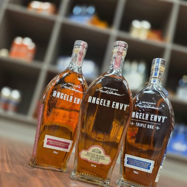 Bottled in bond @angelsenvy now joins the lineup in store Redstone Liquors App and website