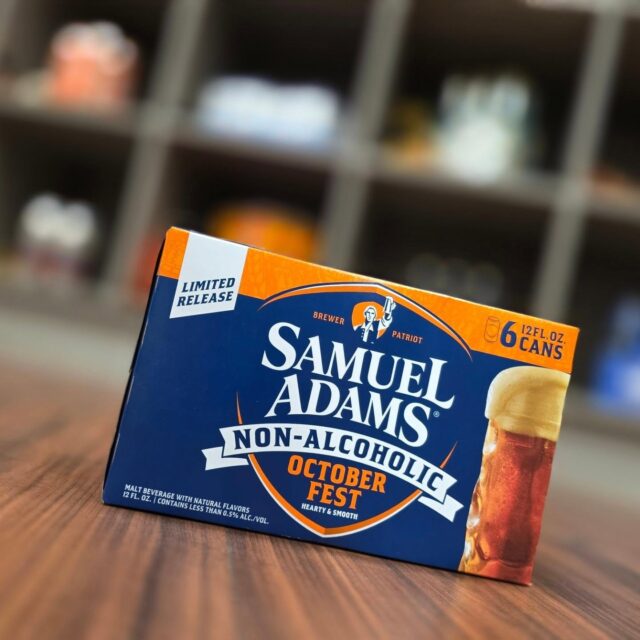 New #nonalcoholic version of @samueladamsbeer Octoberfest now in store Redstone Liquors App and website