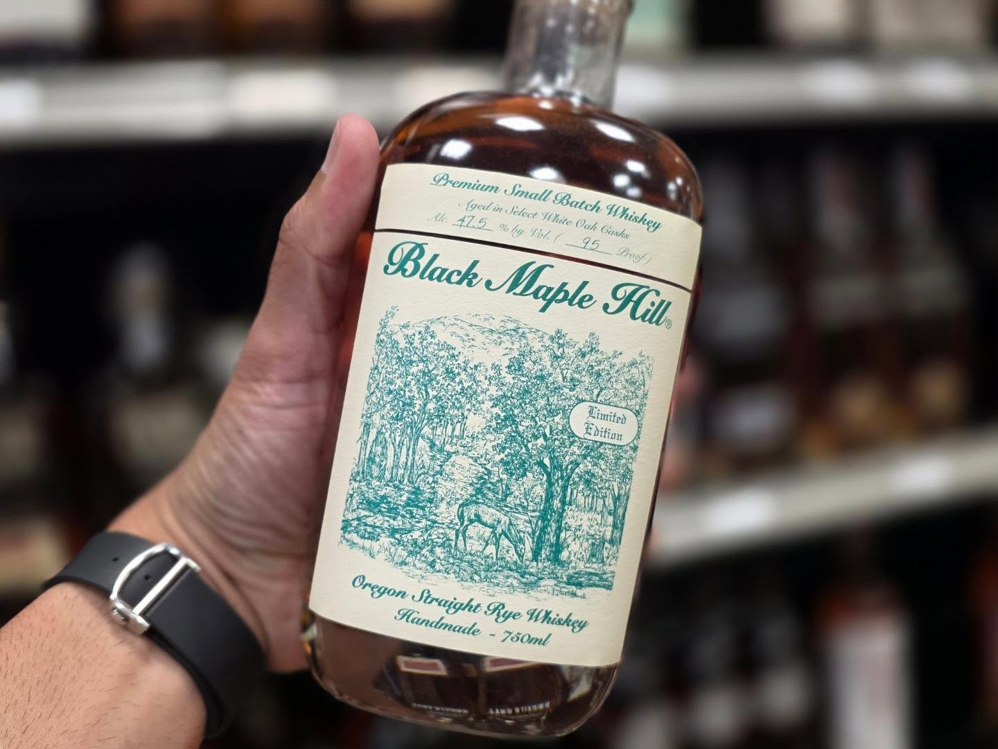 Some black maple hill Rye just hit the shelves in store Redstone Liquors App and website
