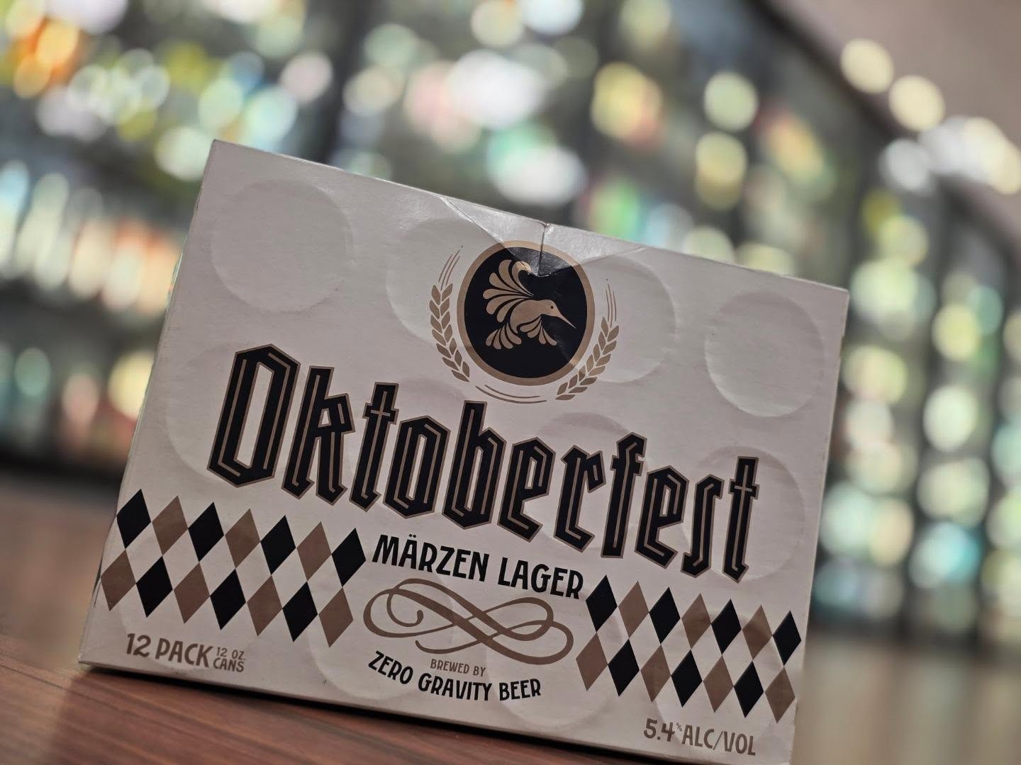 12 packs of @zerogravitybeer Oktoberfest now in store Redstone Liquors App and website