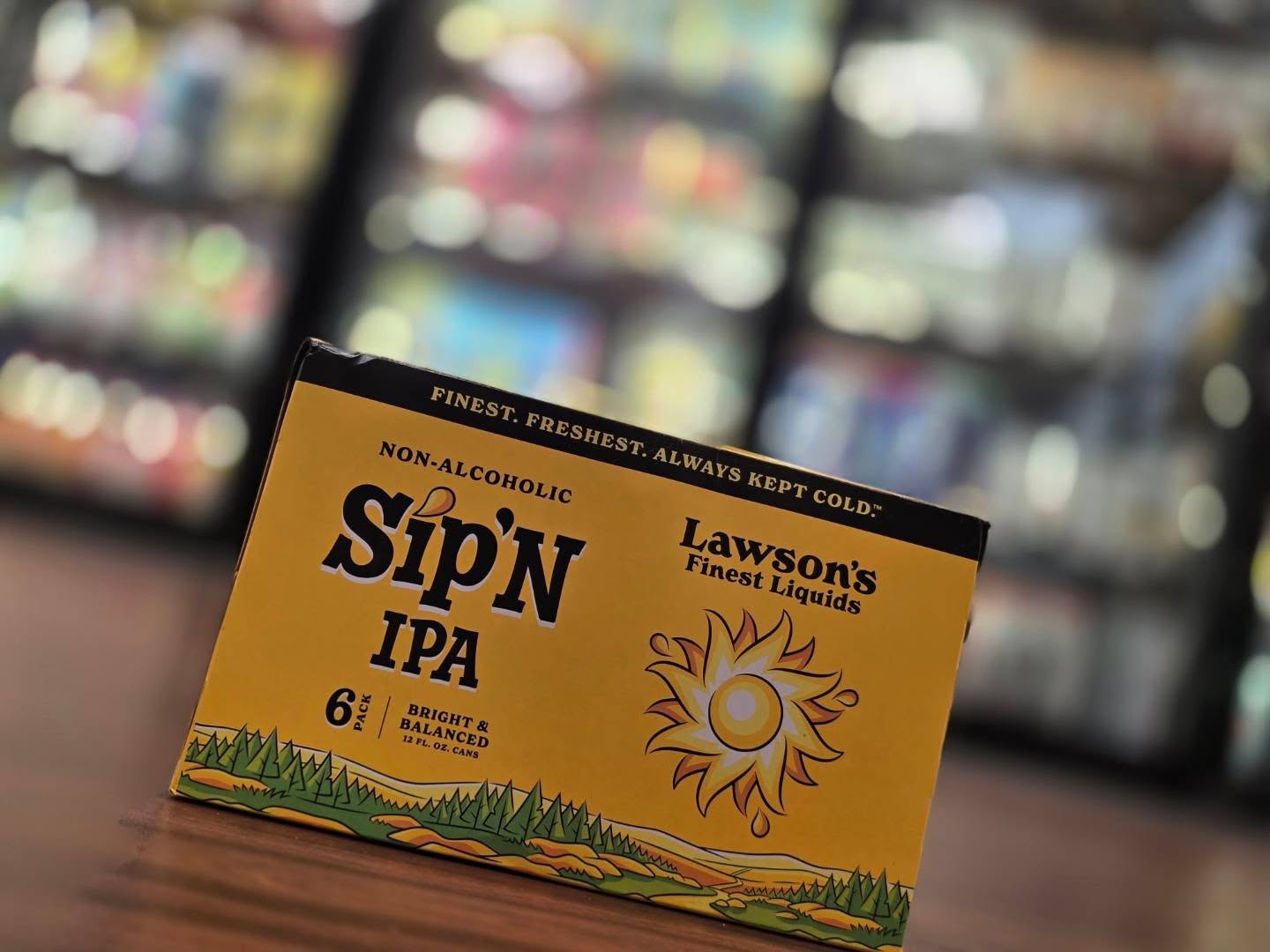 New #nonalcoholic sip'n ipa from @lawsonsfinest now in store Redstone Liquors App and website