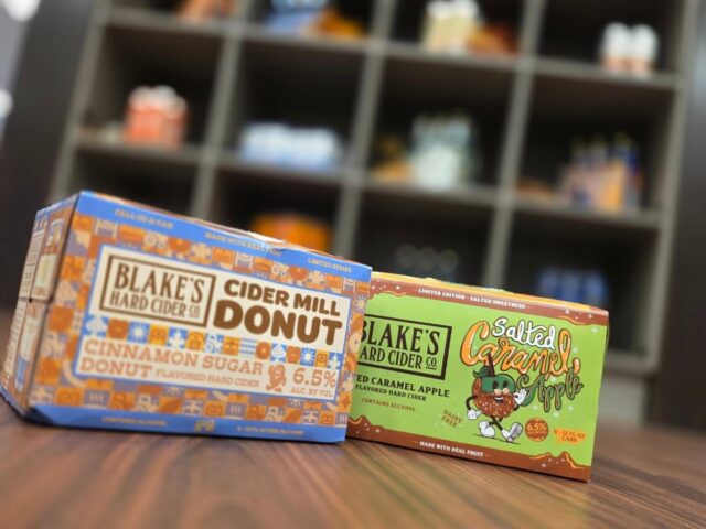 Cider hill donut and salted caramel #cider from @blakeshardciderco just joined the chat in store Redstone Liquors App and website