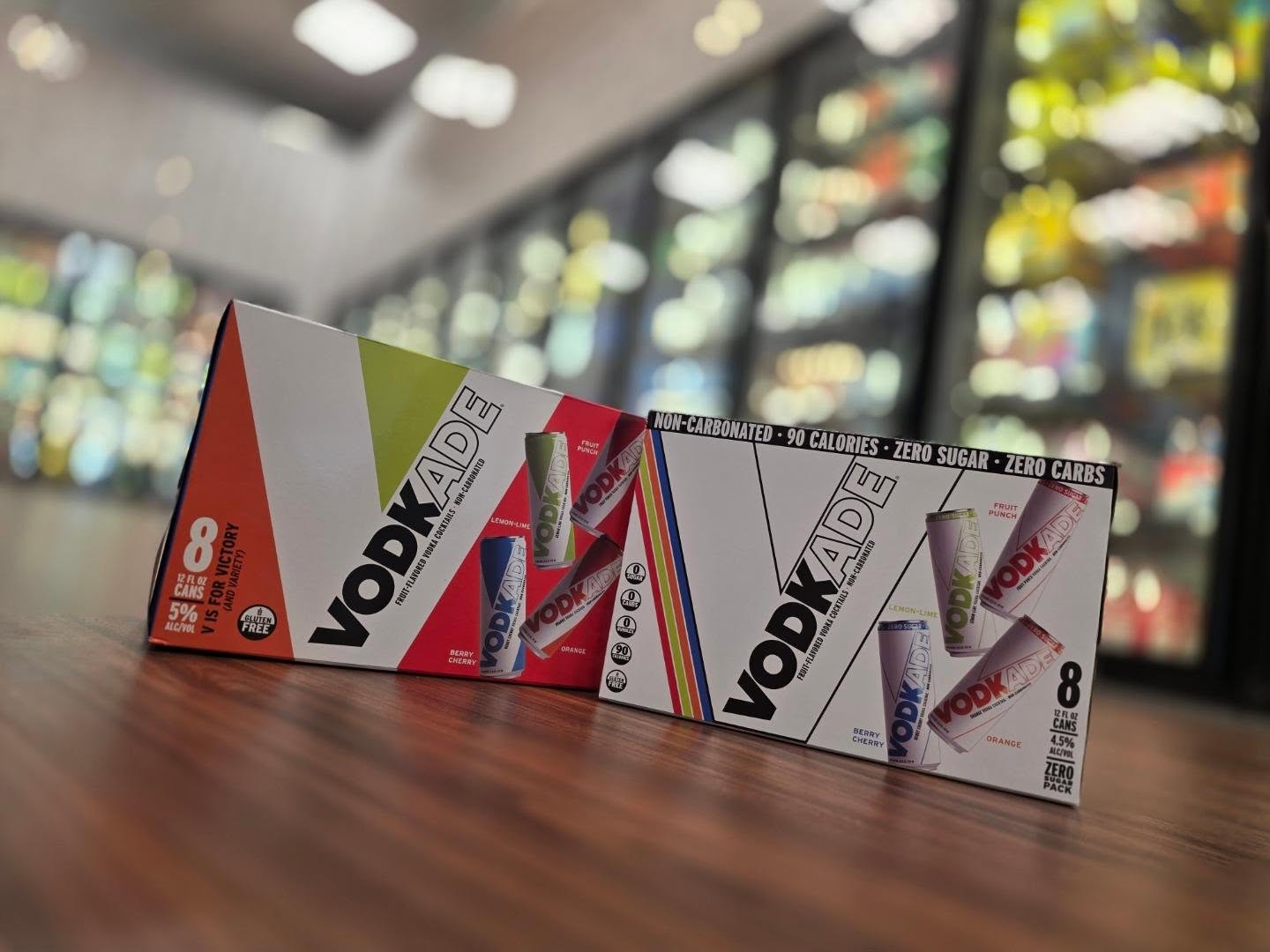 Introducing vodkade sugar free and original mixed packs now in store Redstone Liquors App and website