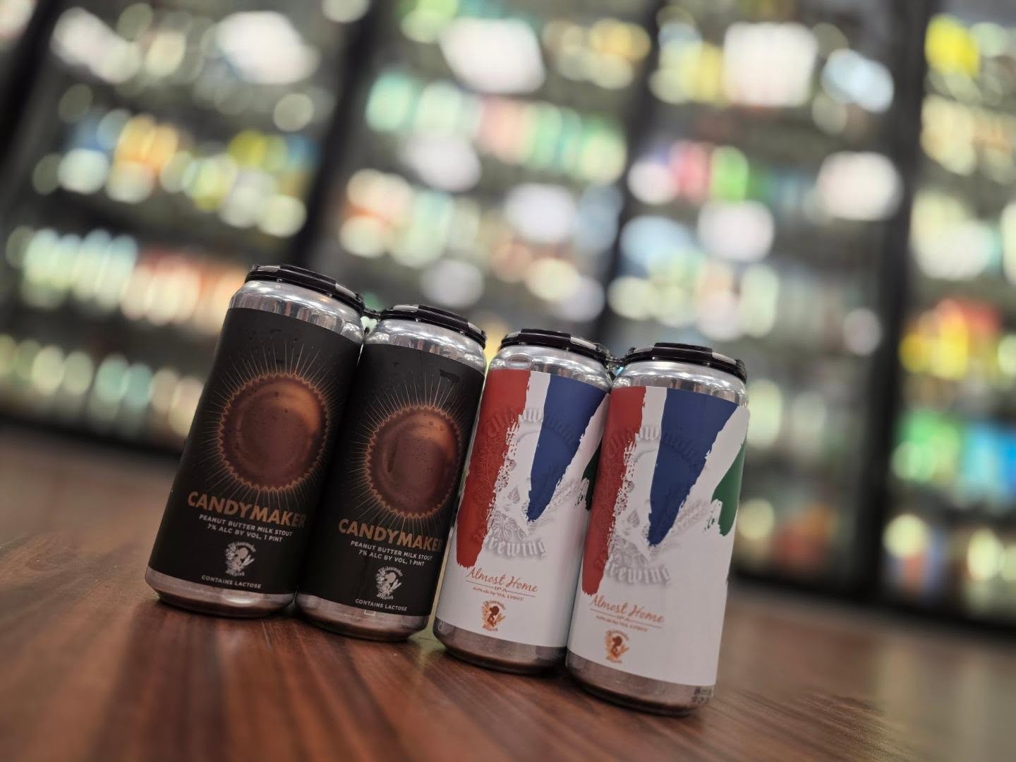 Candy maker peanut butter cup stout and almost home IPA are just a couple of things from todays restock of @widowmakerbrew in store Redstone Liquors App and website