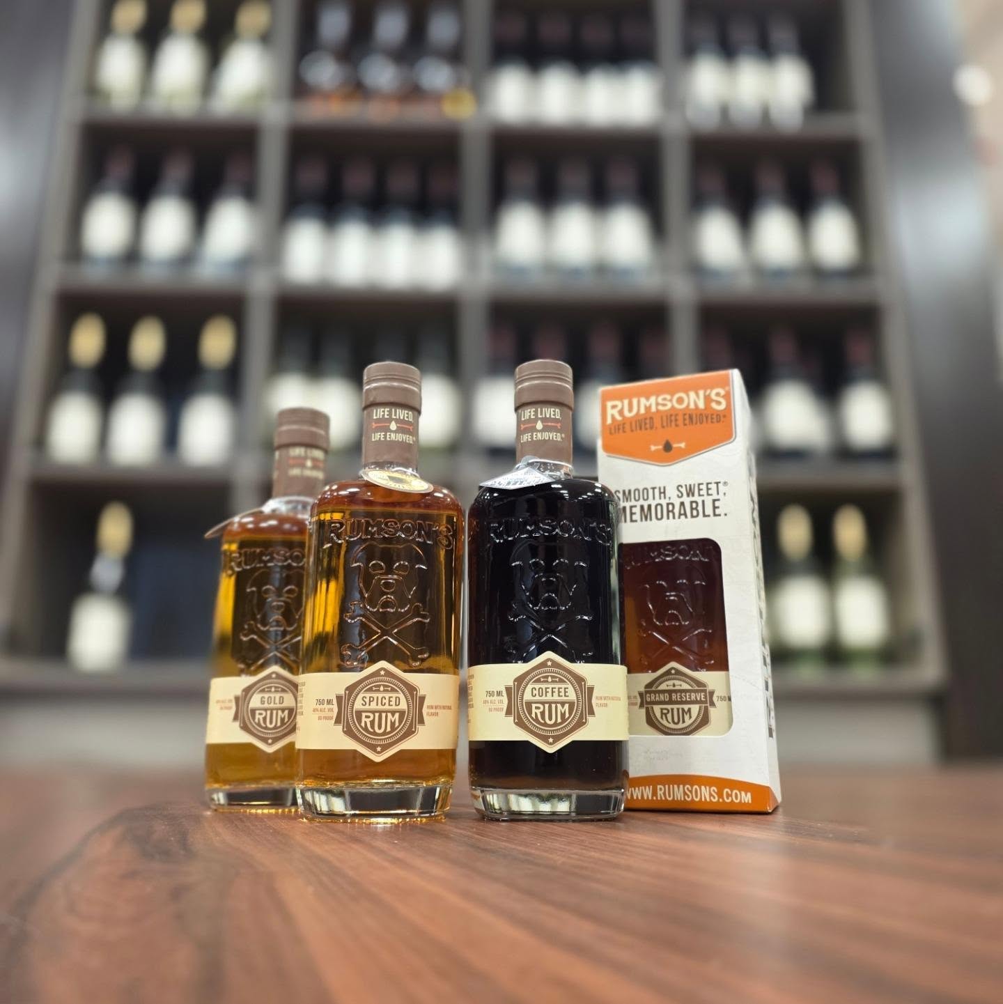 Say hello to the lineup of @rumsonsrum grand reserve sipping #rum, coffee rum. Spiced and gold are all in store Redstone Liquors App and website 

Also swing by around 1pm this Saturday to sample some, you will be glad you did.