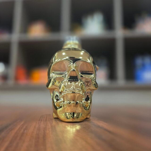 How cool are these gold bottles of @crystalheadvodka  now in store Redstone Liquors App and website