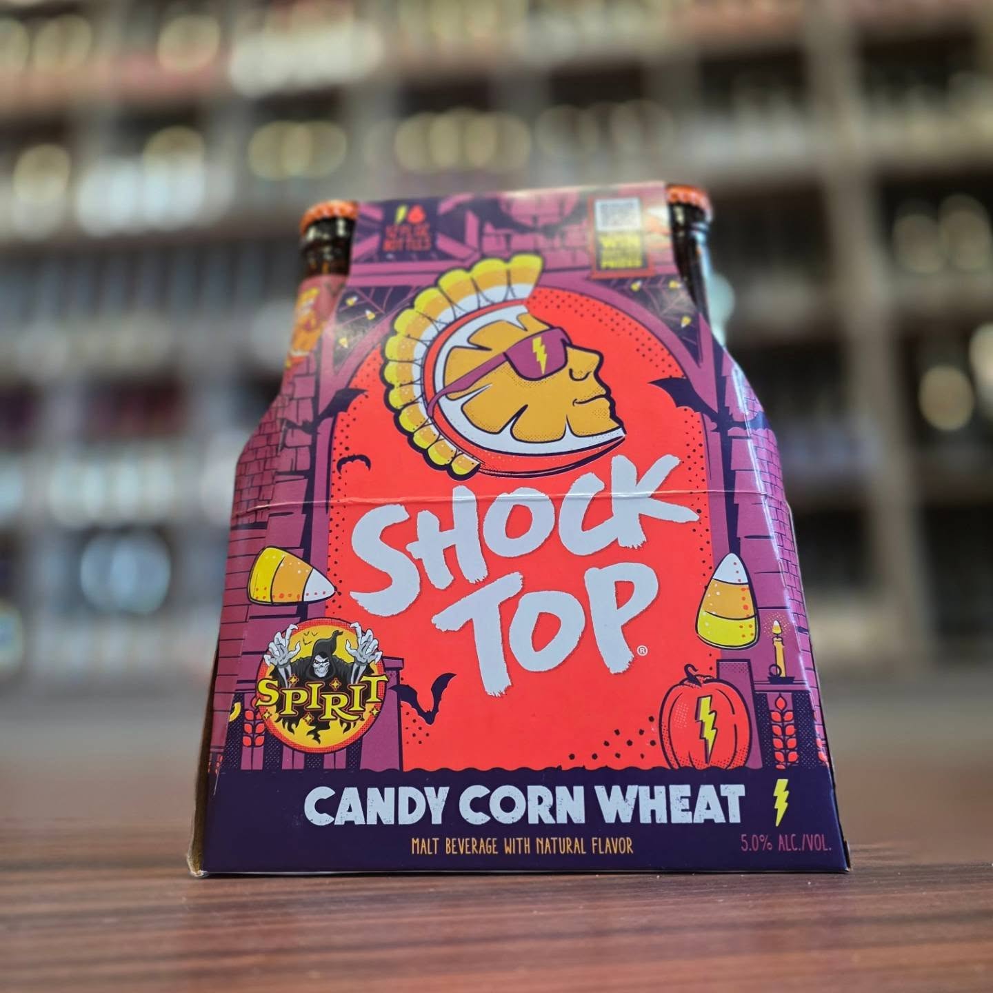 Small amount of @shocktop candy corn wheat now available in store Redstone Liquors App and website