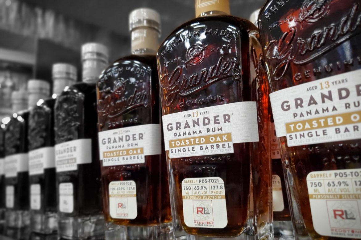Redstone Barrel Society Grander Rum 13 year Toasted oak Single barrel Rum: Sold out